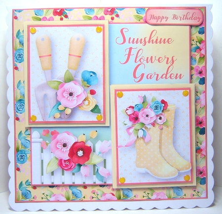 Sunshine, Flowers, Garden - Card Mini Kit by Katie Silver