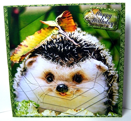 Hedgehog Geometric Layered 8x8 Mini Card Kit by Katie Silver