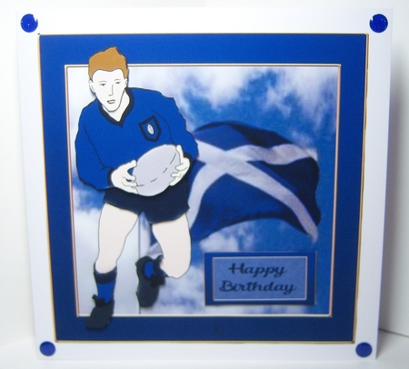 Scotland rugby birthday by Katie Silver