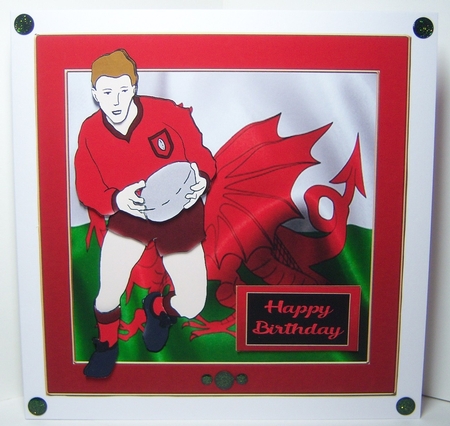 Welsh rugby birthday  by Katie Silver
