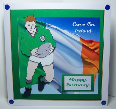 Irish  rugby birthday  by Katie Silver