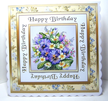 SC Vintage Pansies by Katie Silver