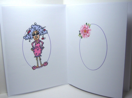 Stella and her birthday insert by Katie Silver