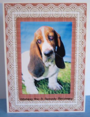 Lace Frame A5 Card Fronts - Plaids 1 by Katie Silver