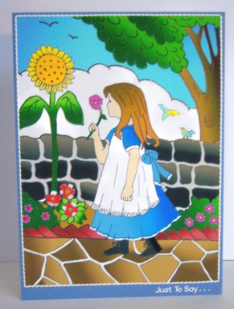 Girl in the Garden by Katie Silver