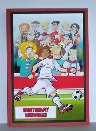 Football Dude England Kit. by Katie Silver