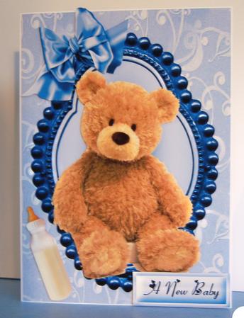 Cuddly Brown Bear, for a Boy by Katie Silver