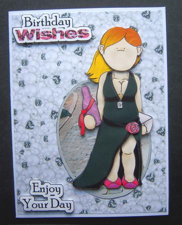 Little Black Dress Doodles by Katie Silver