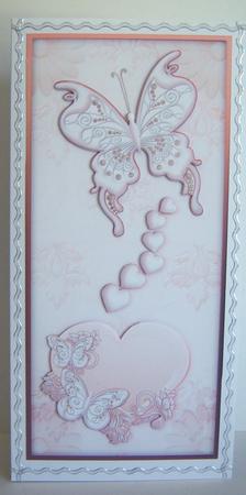 Romantic Butterflies in Peach by Katie Silver