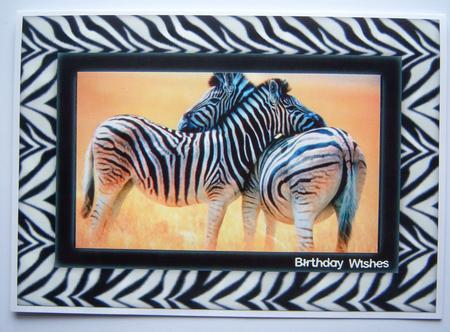 Animal Print Frames - Zebra and Giraffe by Katie Silver
