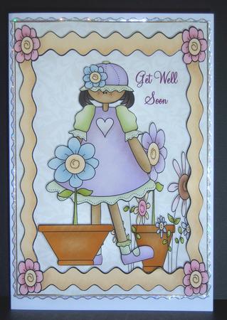 Get Well Soon Flower Girl by Katie Silver