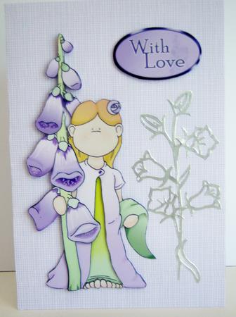 'linen Embossed' Backing Paper - Posy and Pearls Colours by Katie Silver