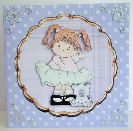 Pearls on Canvas Backing Paper in Lilac by Katie Silver