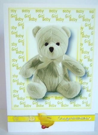 Yellow and White Gingham Backing Paper by Katie Silver