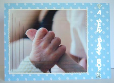 Pearls on Canvas Backing Paper in Blue by Katie Silver