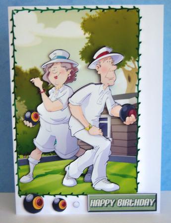 Bowling Dudes Couple by Katie Silver