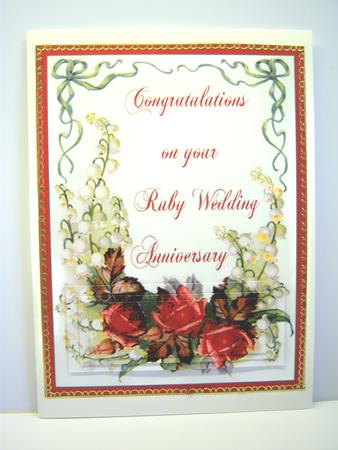 Ruby Wedding Anniversary(p) by Katie Silver