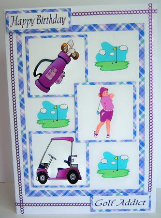 Three Squares - Ladies Golf by Katie Silver