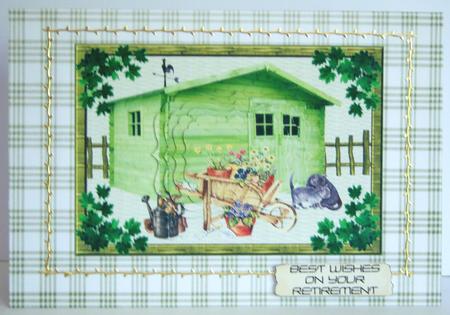 Autumn Green Plaid Paper by Katie Silver