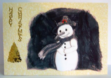 Cream Snow Effect Backing Sheet by Katie Silver