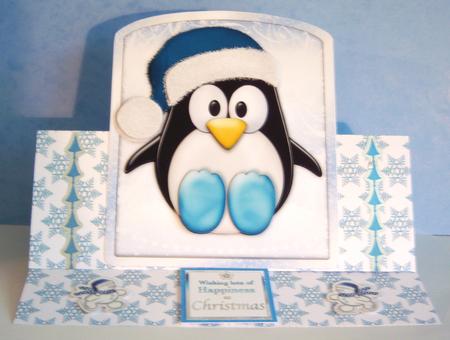 Blue Snowflake Paper Horizontal by Katie Silver