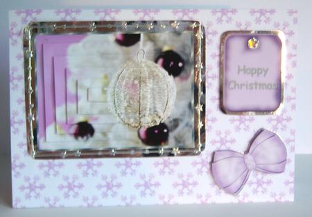 Pink Snowflake Paper Horizontal by Katie Silver