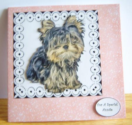 Orange Christmas Backing Sheet by Katie Silver