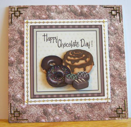 Chocolate Bubbles Backing Sheet by Katie Silver
