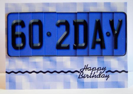 Blue Check Backing Sheet by Katie Silver