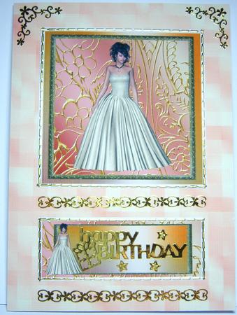 Tangerine Check Backing Sheet by Katie Silver