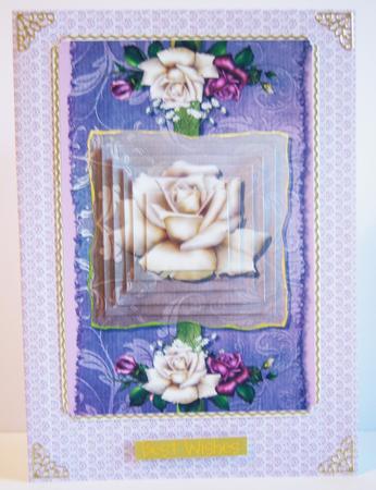 Lots of Lace A4 Backing Paper in Pink by Katie Silver