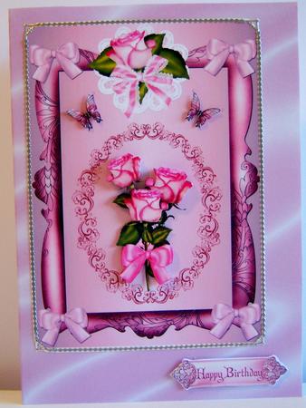 Sumptuous Satin Backing Paper - Pastel Pink by Katie Silver