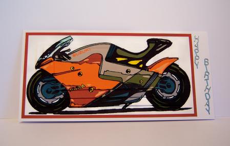 Suzuki Motorbike by Katie Silver