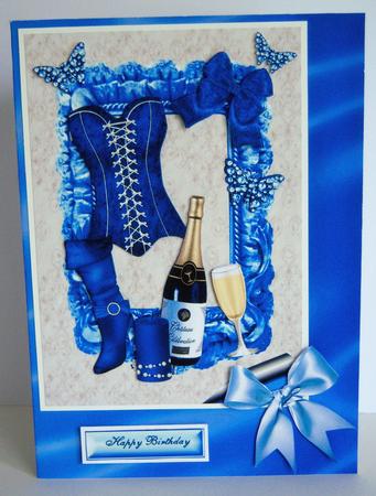 Sumptuous Satin Backing Paper - Deep Blue Sea by Katie Silver