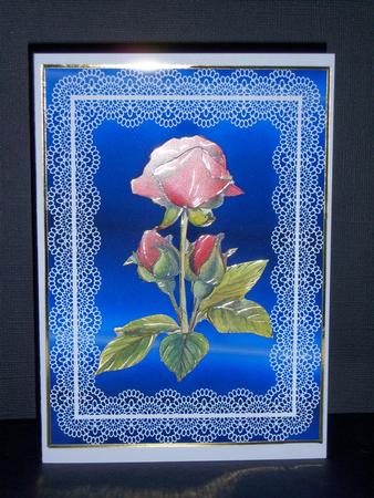Large Metalic Blues Topper by Katie Silver