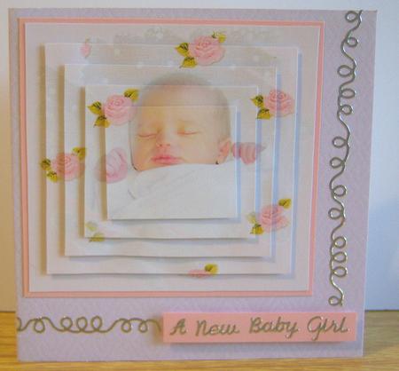 Diamonds Within Diamonds A4 Backing Paper in Pink by Katie Silver