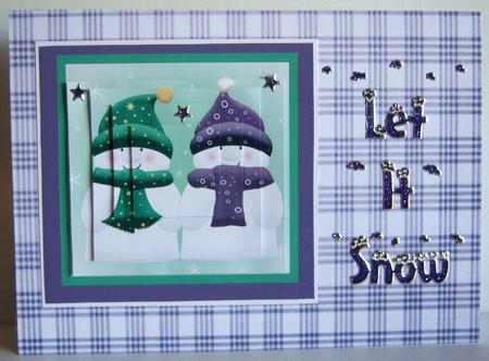 Purple Plaid Paper by Katie Silver