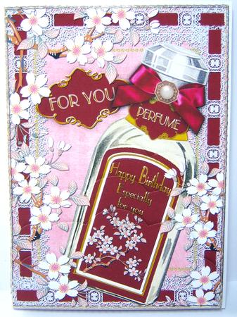 Blossom Perfume for You 7x5in Scallop Bottom Stacker by Katie Silver