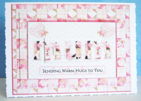 Mum Pyramage Card Front/topper by Katie Silver