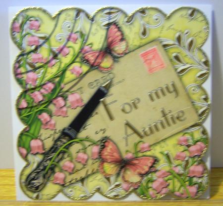 Lily of the Valley Lemon My Auntie 6in Duo Corner Stacker by Katie Silver