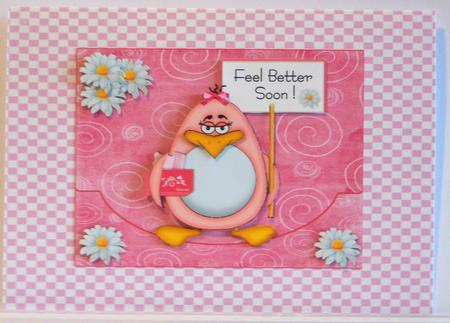Pink Check Paper by Katie Silver