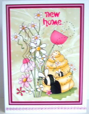 Busy Bees New Home Fancy Edged Pyramid by Katie Silver