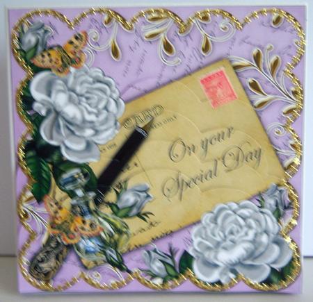 Silver Rose Lilac Special Day 5in Scallop Bottom Stacker by Katie Silver