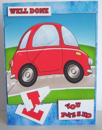 Funky Car Fan Pyramage Topper by Katie Silver