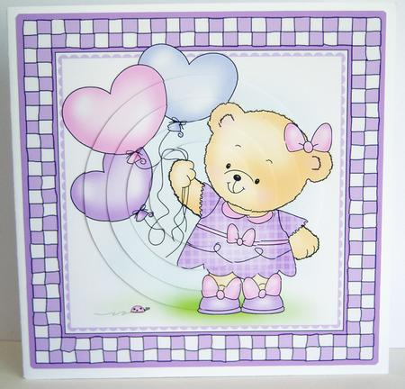 Rosie's Balloons Quick Card with Circle Pyramage by Katie Silver