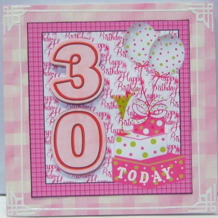 Pink Check Backing Sheet by Katie Silver