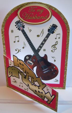 Cutaway Guitars (husband) by Katie Silver