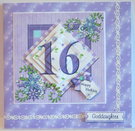 Twinkling Fairy Dust A4 Backing Paper in Purple by Katie Silver