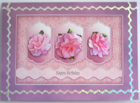 Backing Paper to Match Pansy A4 Design by Katie Silver