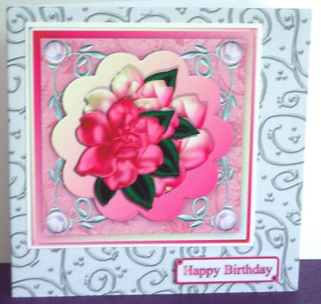Neutrals 'metallic Swirls - Silver' Backing Paper by Katie Silver